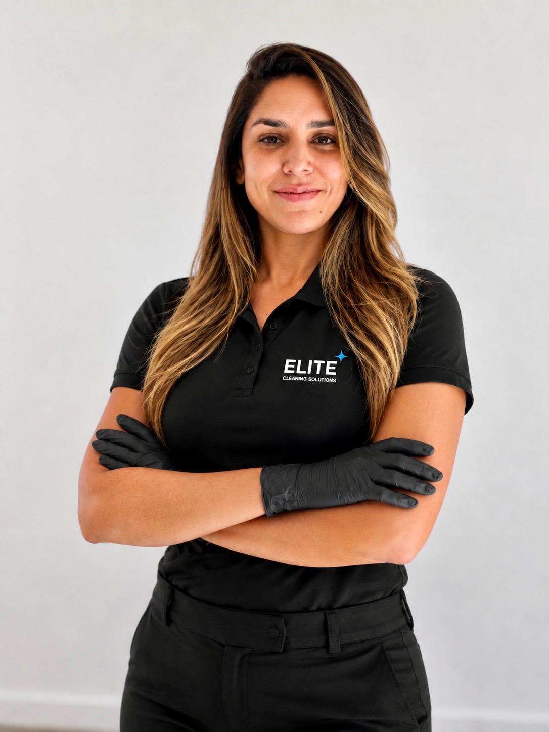 Sabrina, founder of Elite Cleaning Solutions